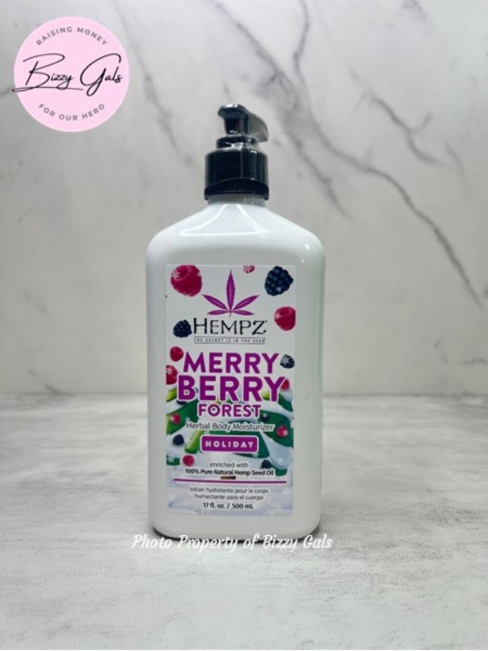 Hempz MERRY BERRY FOREST Moisturizer lotion